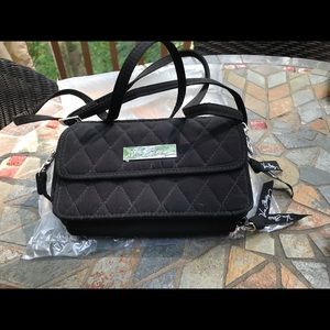 Vera Bradley wallet on a string